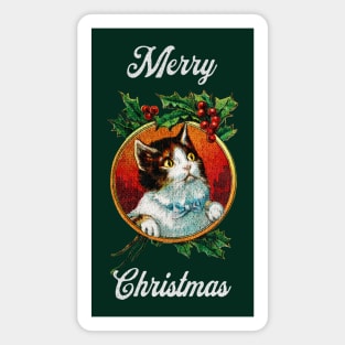 Merry Christmas Kitty Magnet